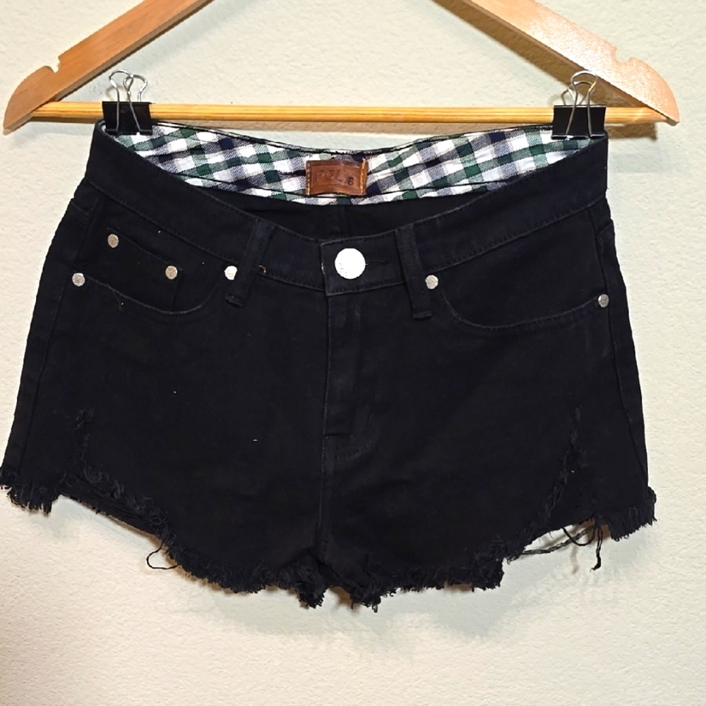 POL Boutique Brand Black Denim Women's Shorts, Size Small, NWOT